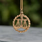 Detailed Midcentury Libra Charm