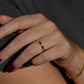 Vintage Faceted Gold Band