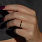 Vintage Faceted Gold Band