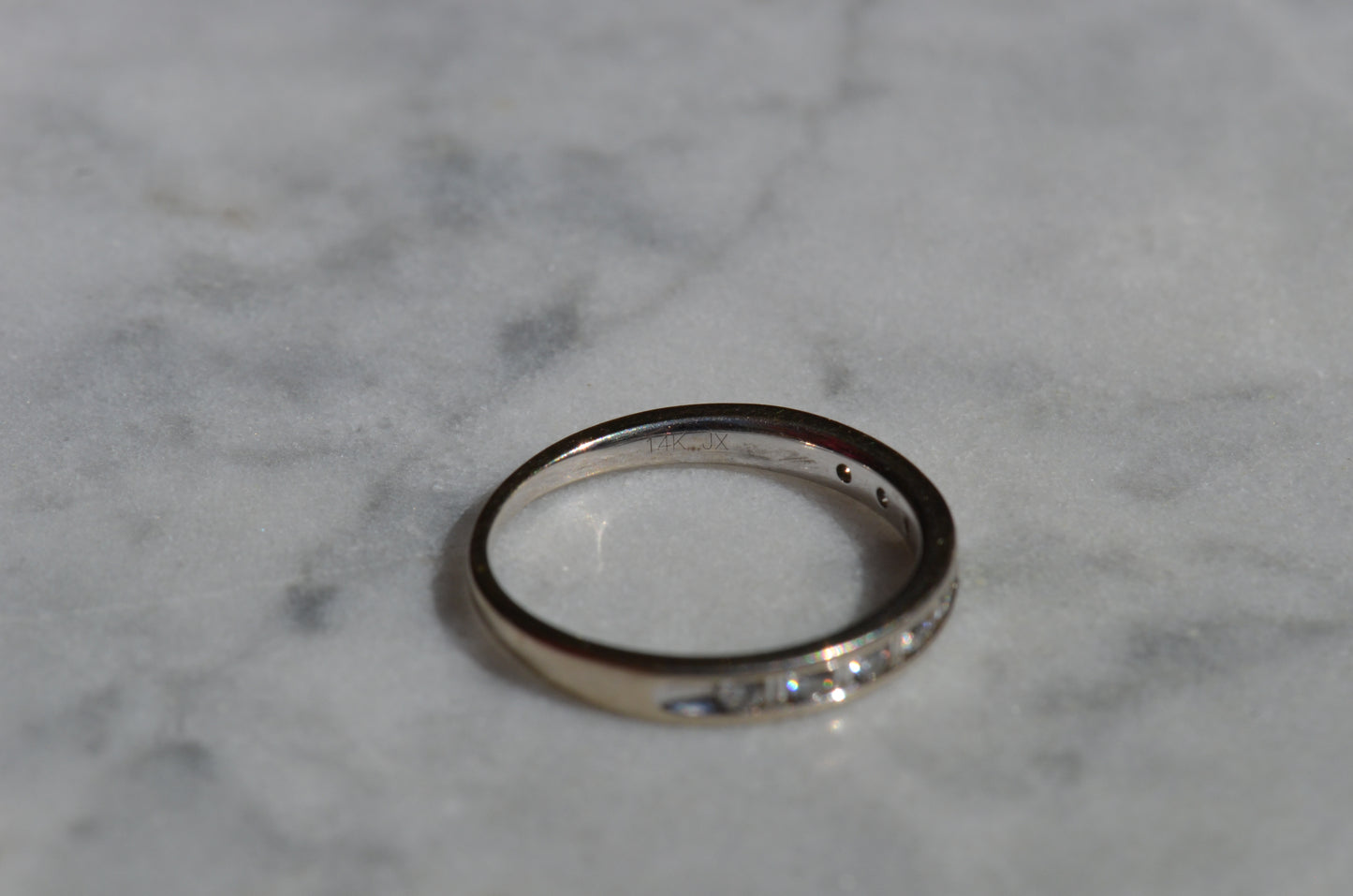 Icy Baguette and Round Eternity Band