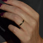Vintage Faceted Gold Band