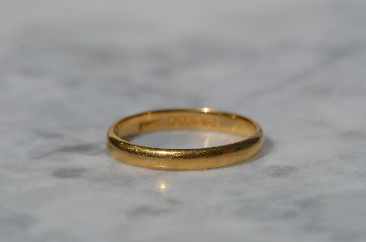 Timeless Vintage 22k Band 1939 Size 7