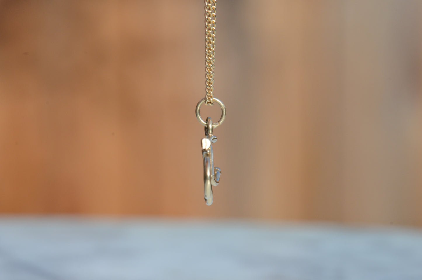Sleek Estate Motorcycle Charm
