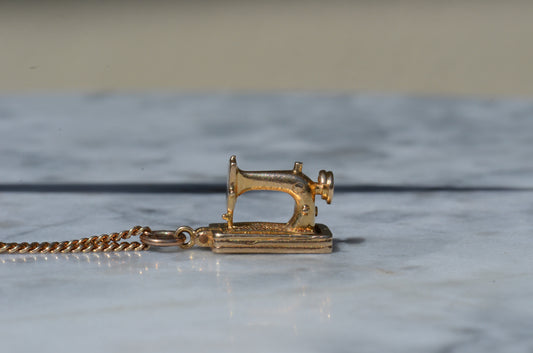 Articulated Sewing Machine Charm