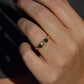 Dazzling Antique Sapphire and Diamond Trilogy Ring