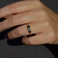 Dazzling Antique Sapphire and Diamond Trilogy Ring