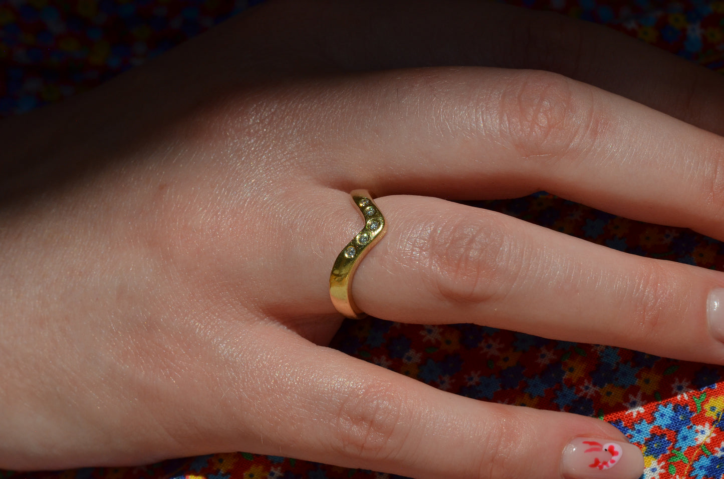 Estate Dipped Diamond Band