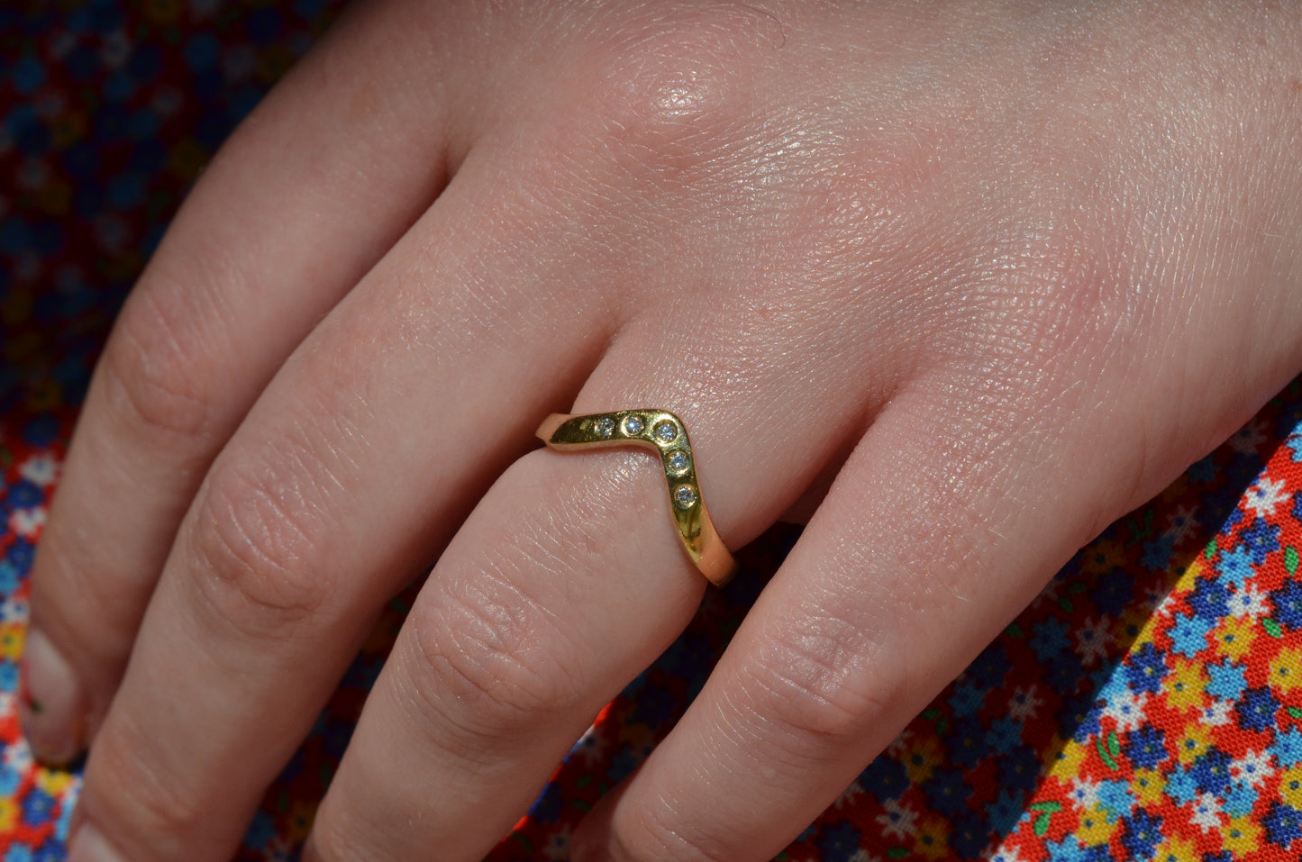 Estate Dipped Diamond Band