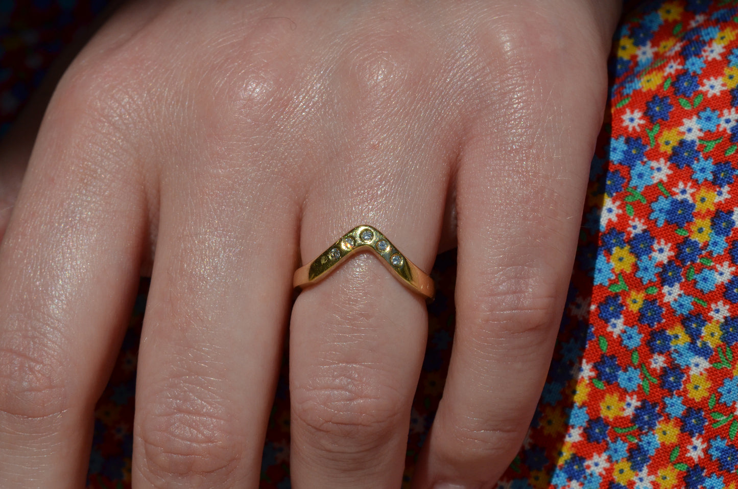 Estate Dipped Diamond Band