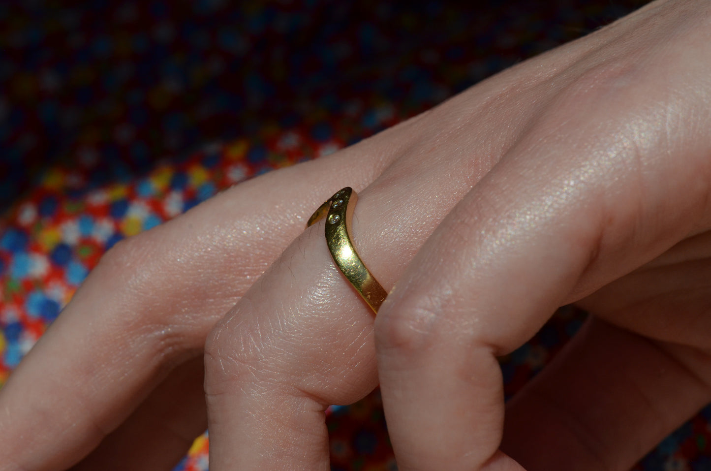 Estate Dipped Diamond Band