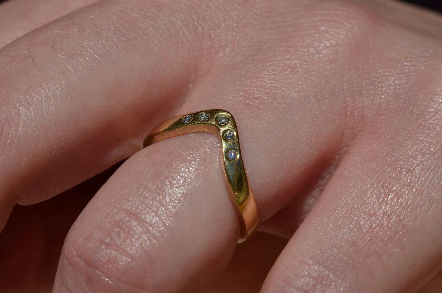 Estate Dipped Diamond Band