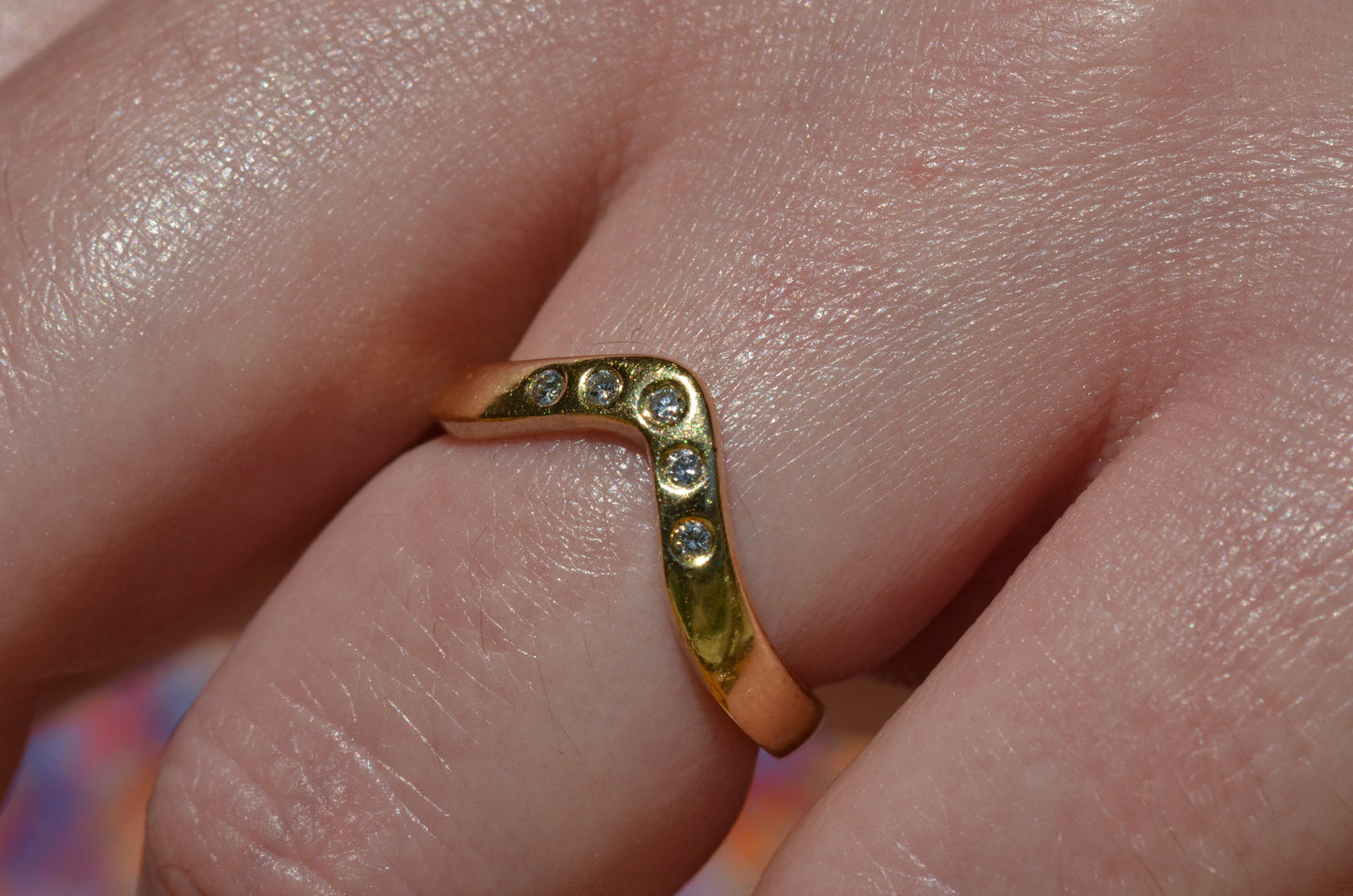 Estate Dipped Diamond Band