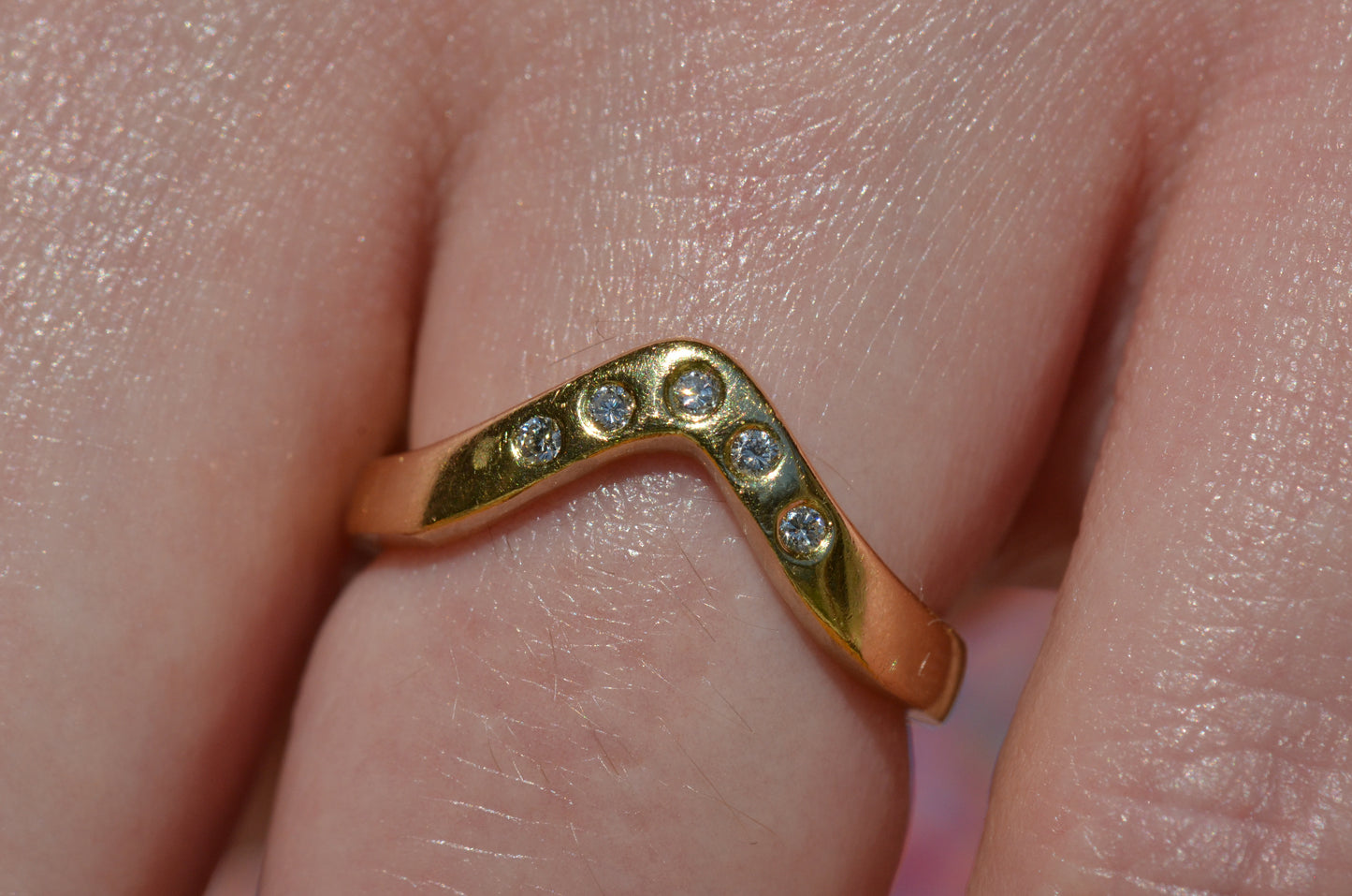 Estate Dipped Diamond Band