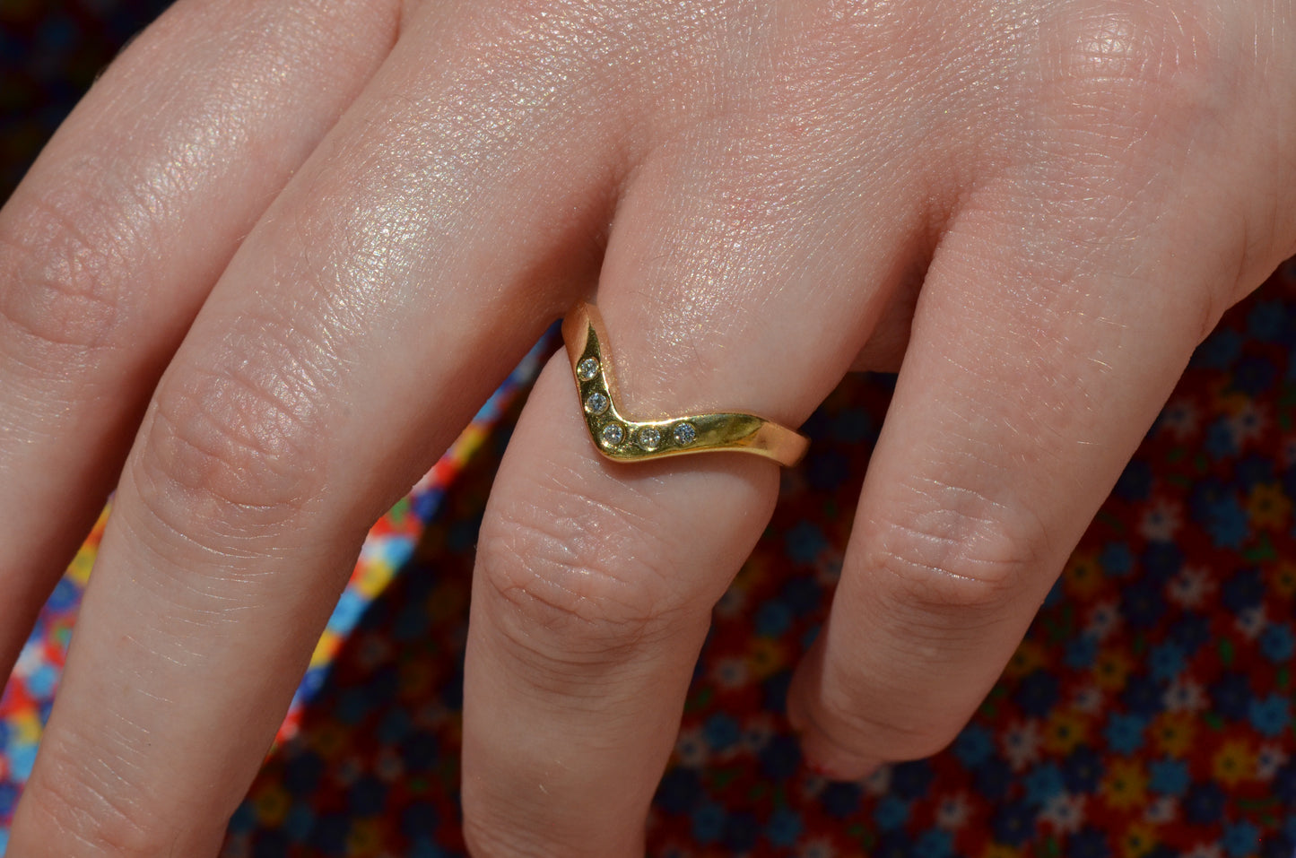 Estate Dipped Diamond Band