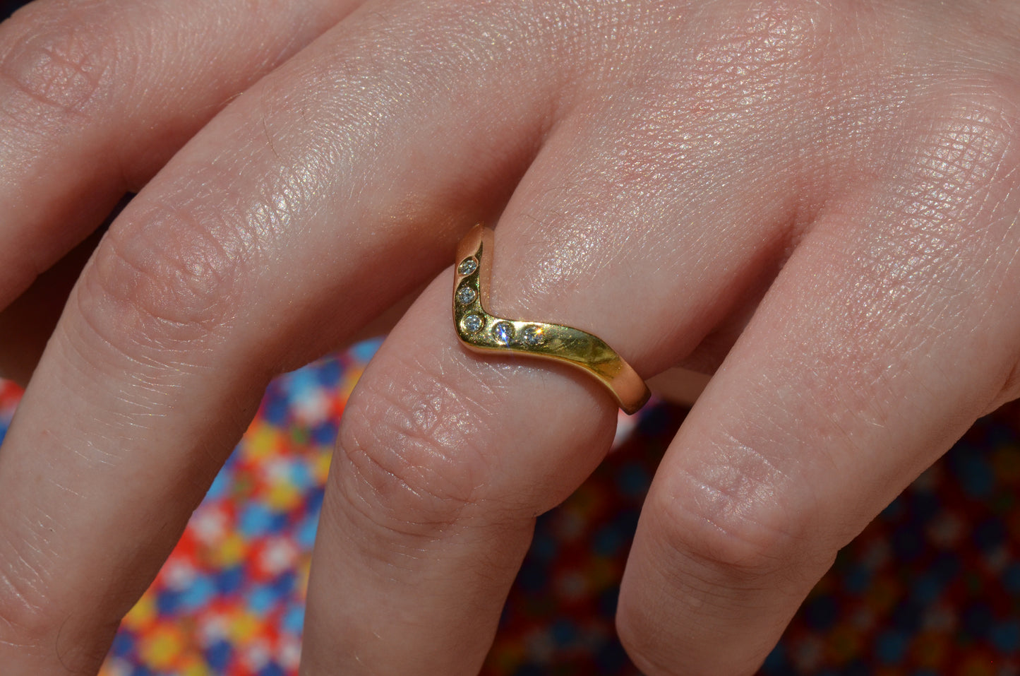 Estate Dipped Diamond Band