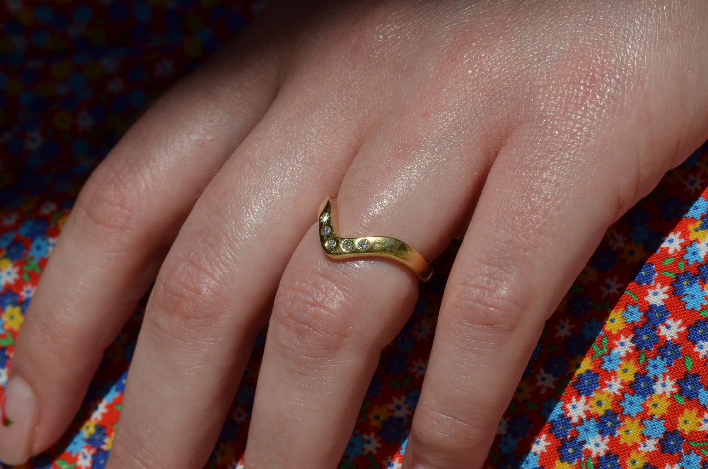 Estate Dipped Diamond Band