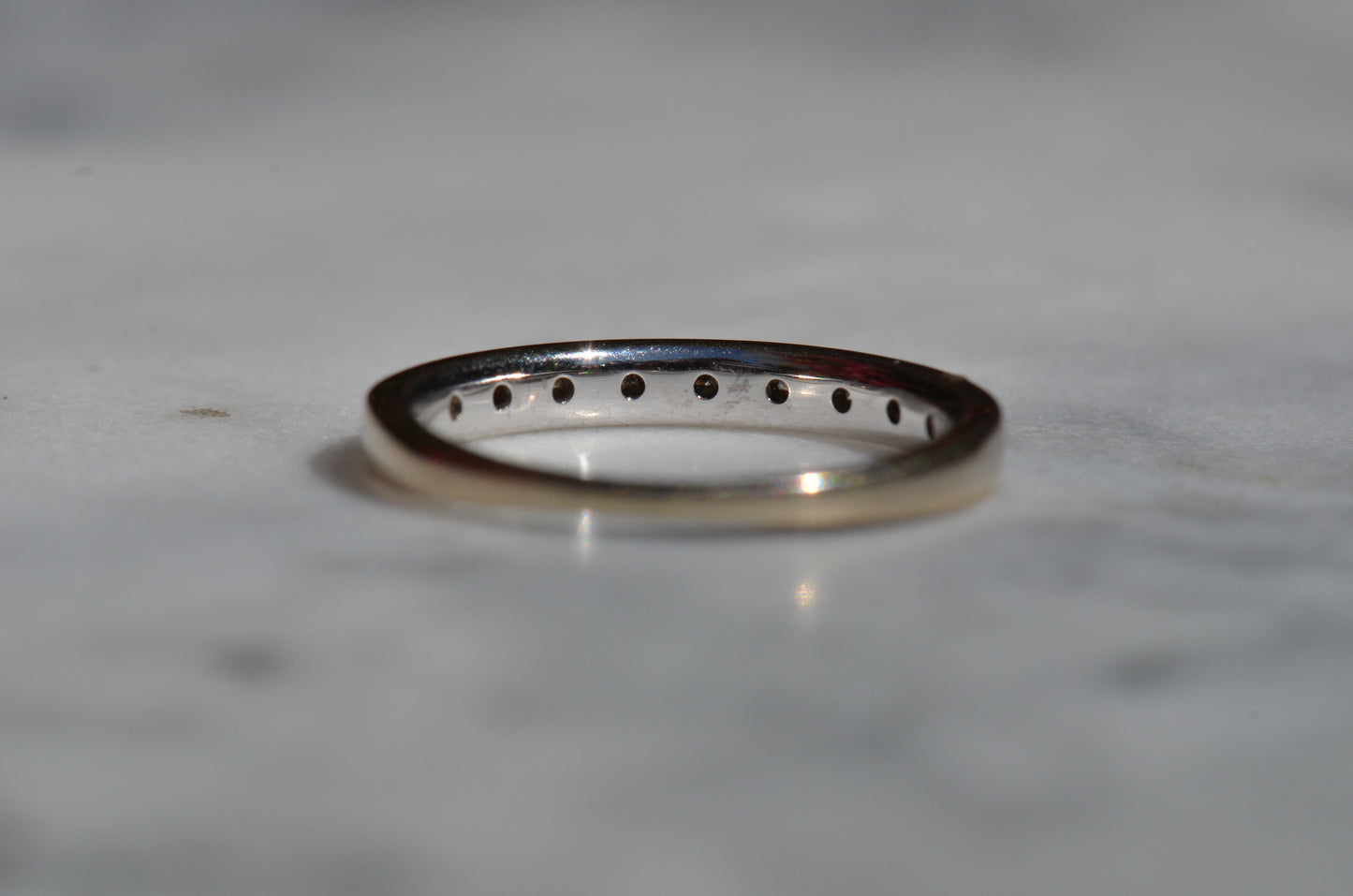 Icy Baguette and Round Eternity Band