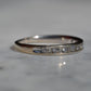 Icy Baguette and Round Eternity Band