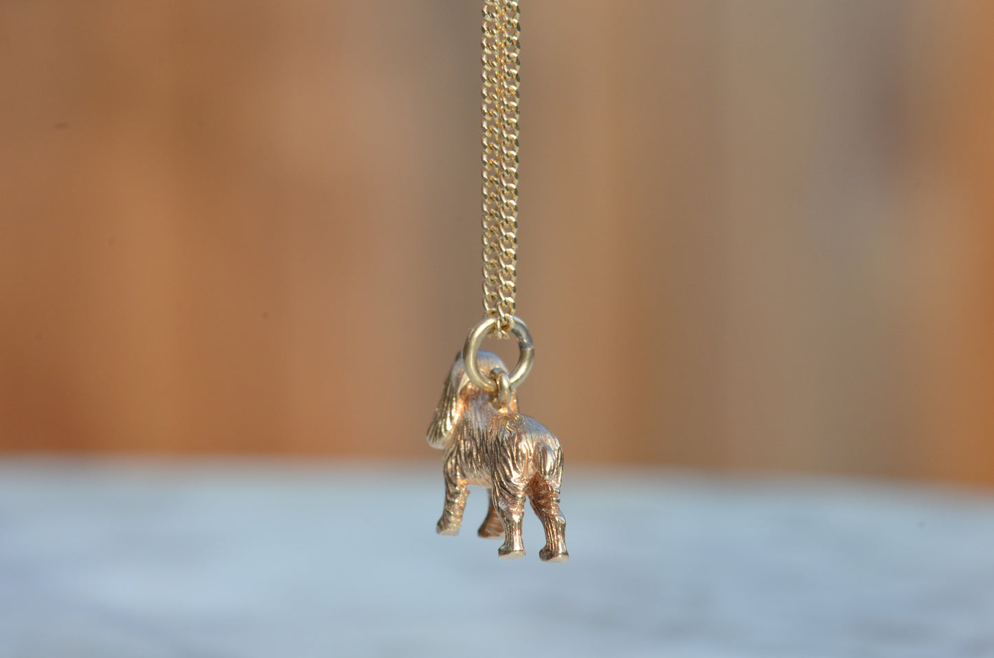 Detailed Vintage Spaniel Charm