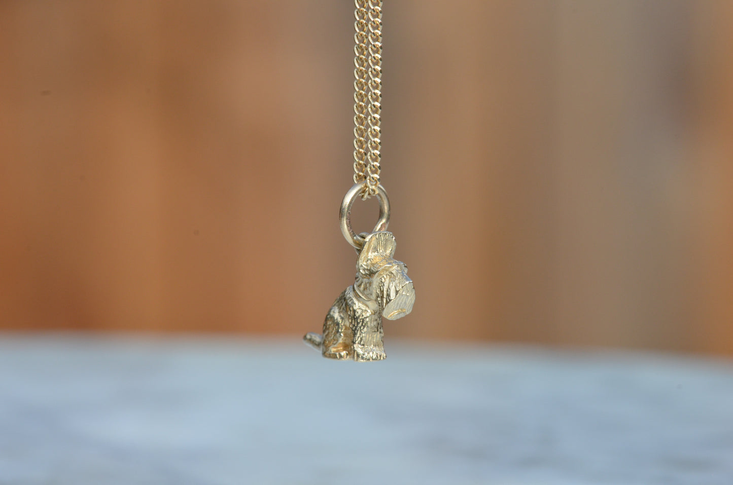 Petite Vintage Terrier Charm