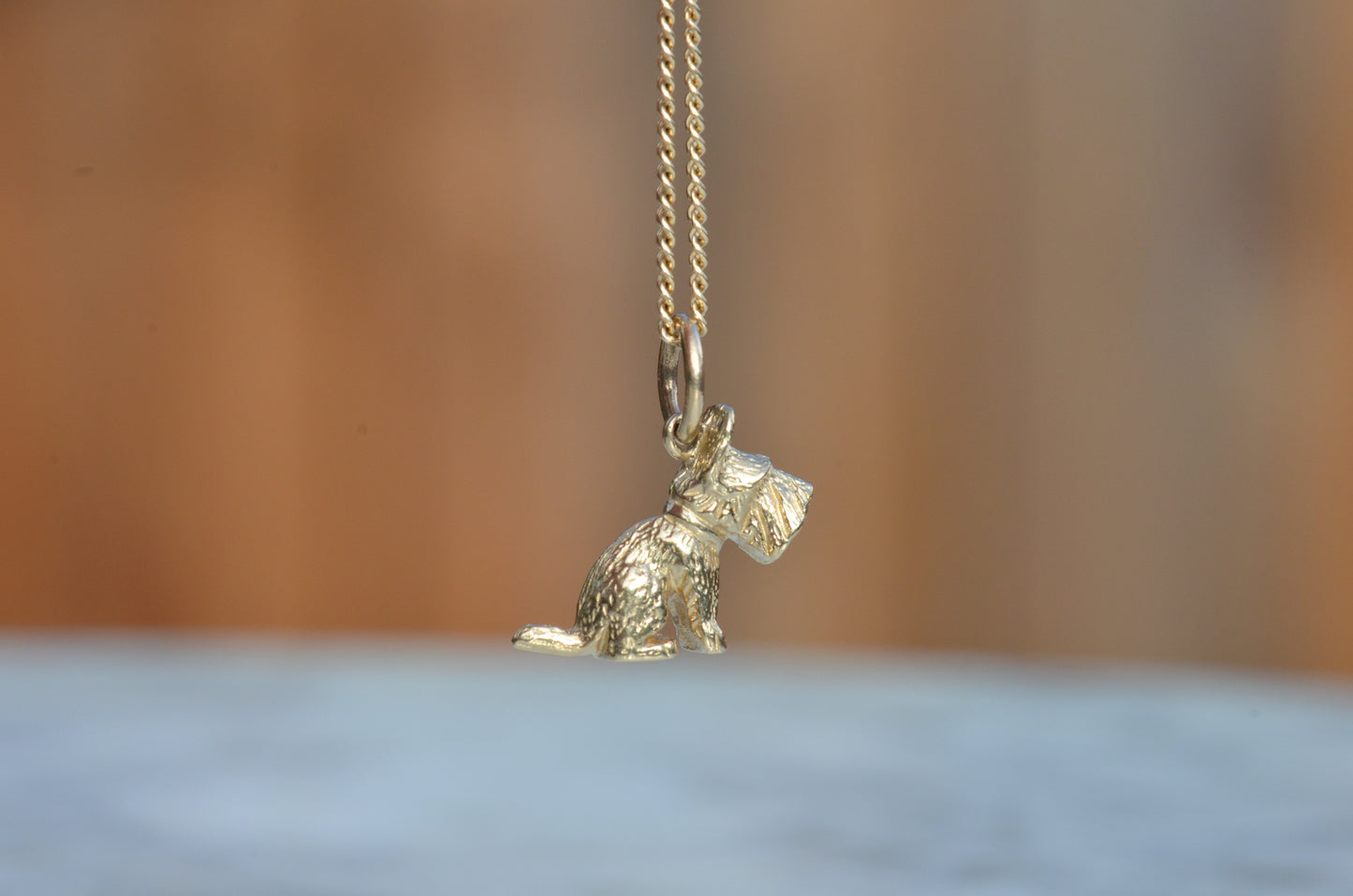 Petite Vintage Terrier Charm