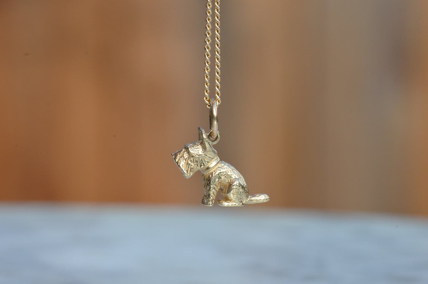 Petite Vintage Terrier Charm