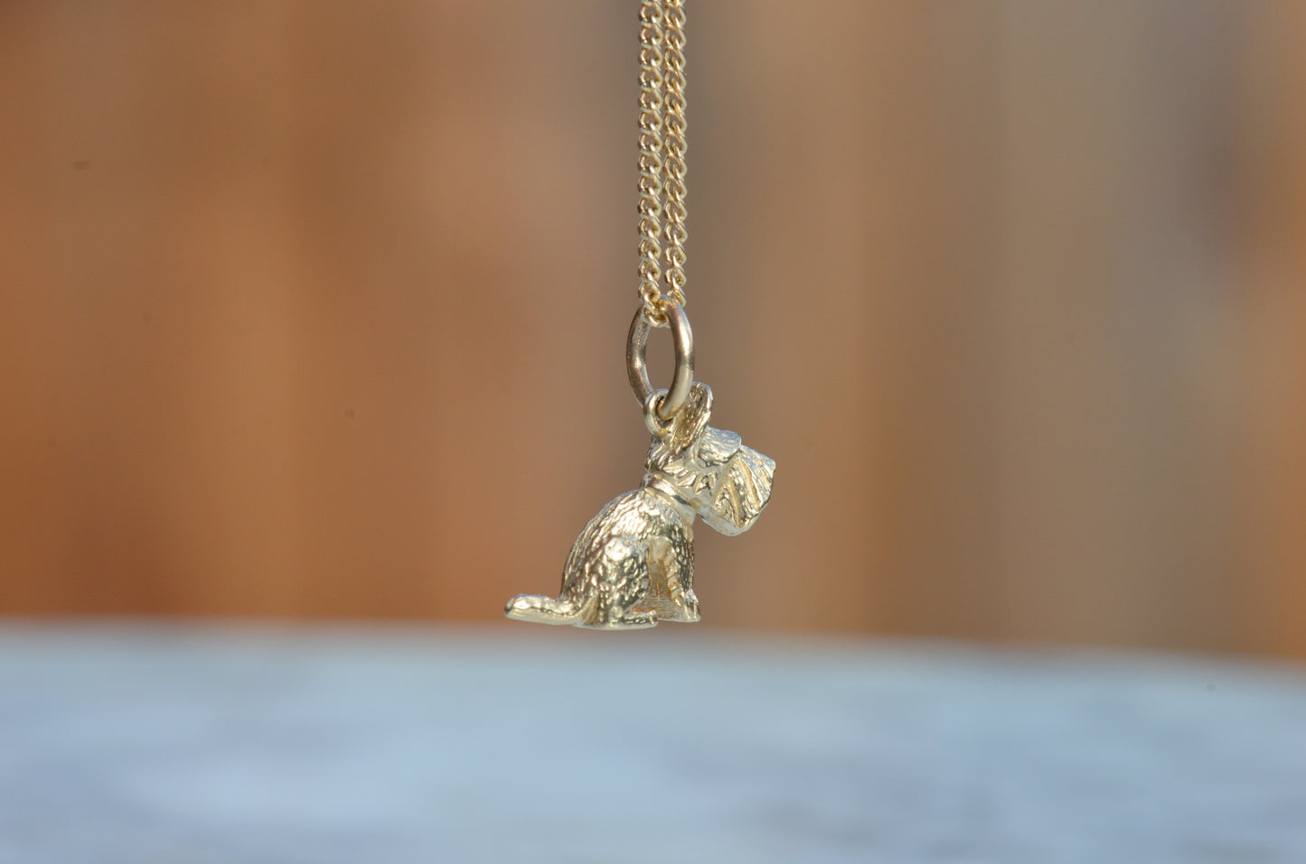 Petite Vintage Terrier Charm