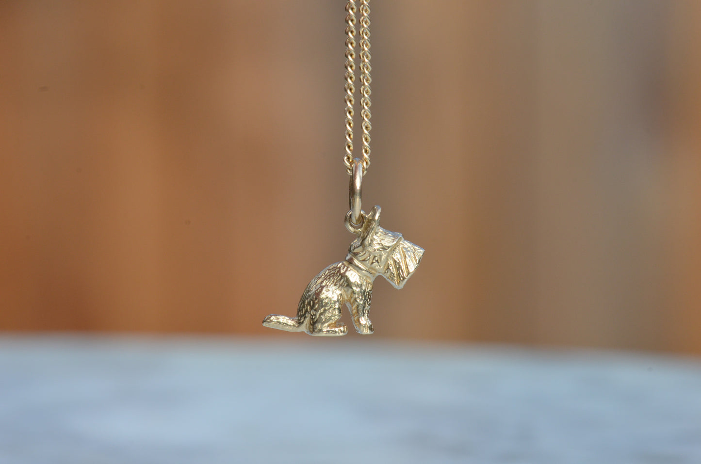 Petite Vintage Terrier Charm