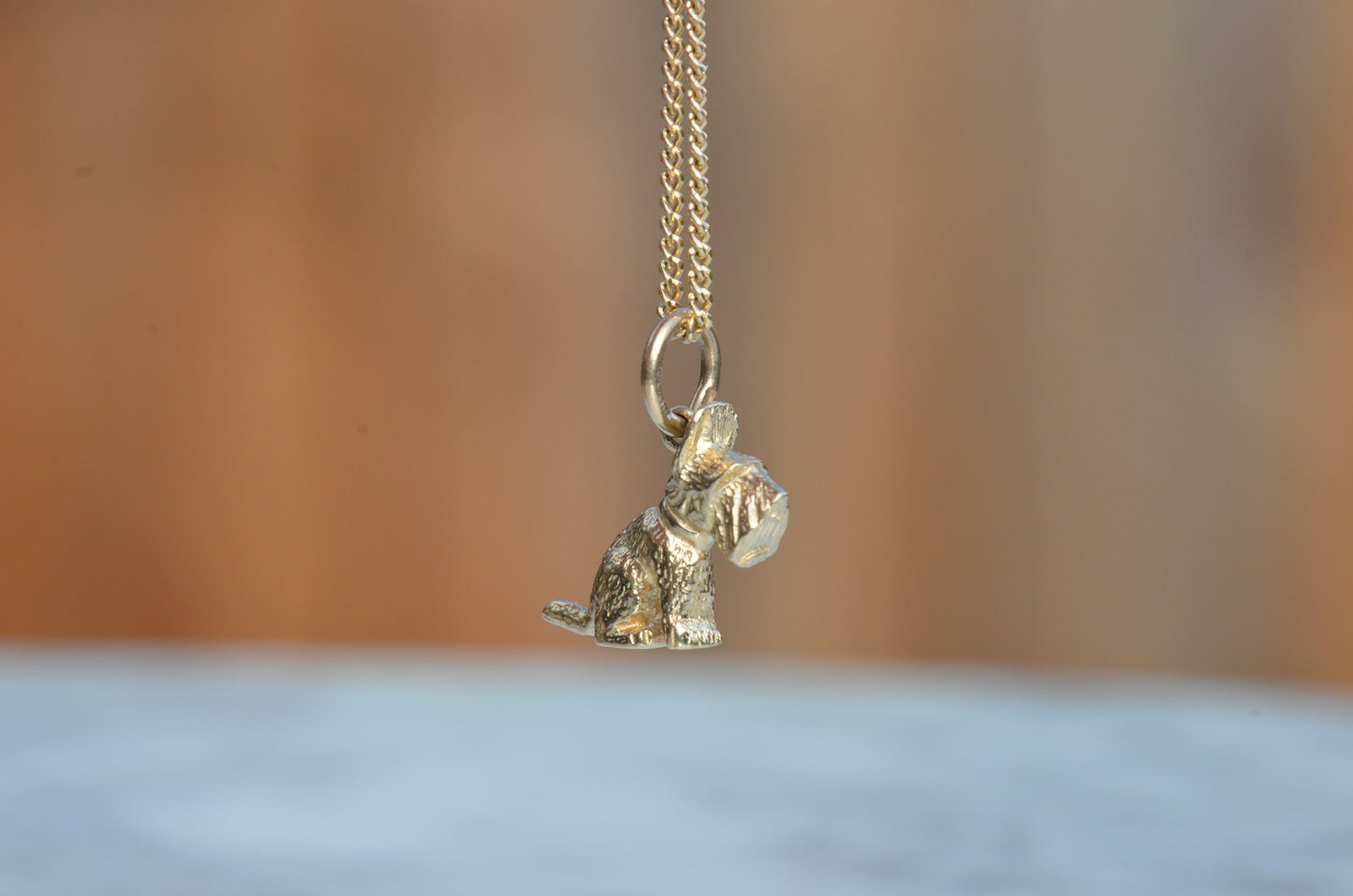 Petite Vintage Terrier Charm