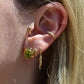 Glam Peridot Studs