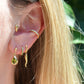 Dewy Peridot Pear Drop Studs