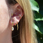 Glowing Moonstone Drop Studs