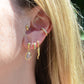 Glowing Moonstone Drop Studs