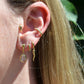 Glowing Moonstone Drop Studs