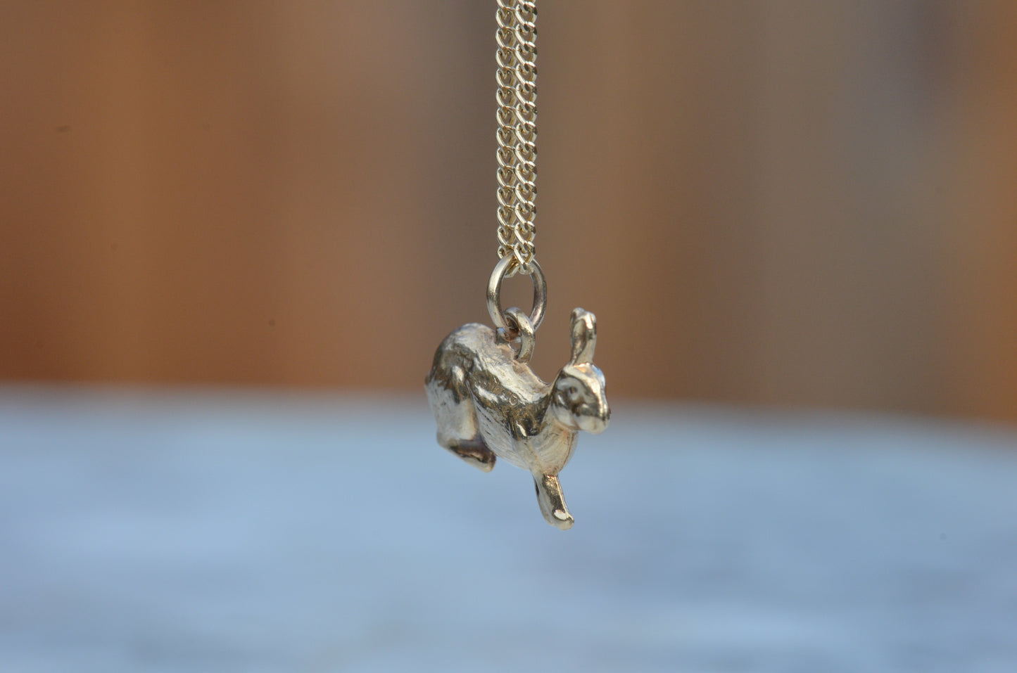 Small Vintage Rabbit Charm
