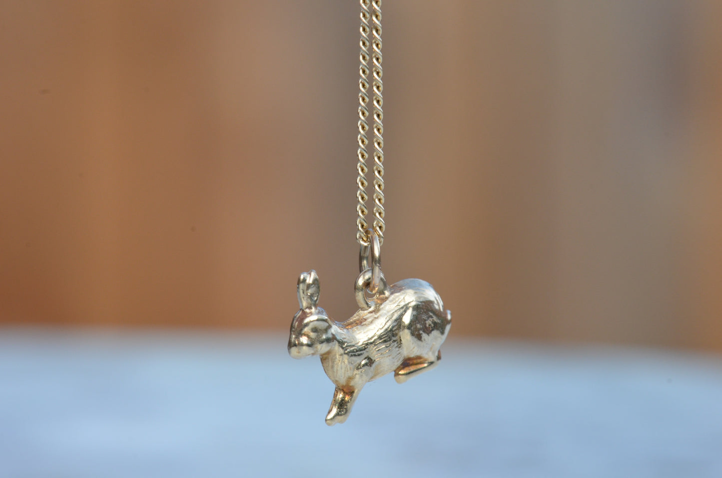 Small Vintage Rabbit Charm