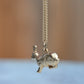 Small Vintage Rabbit Charm