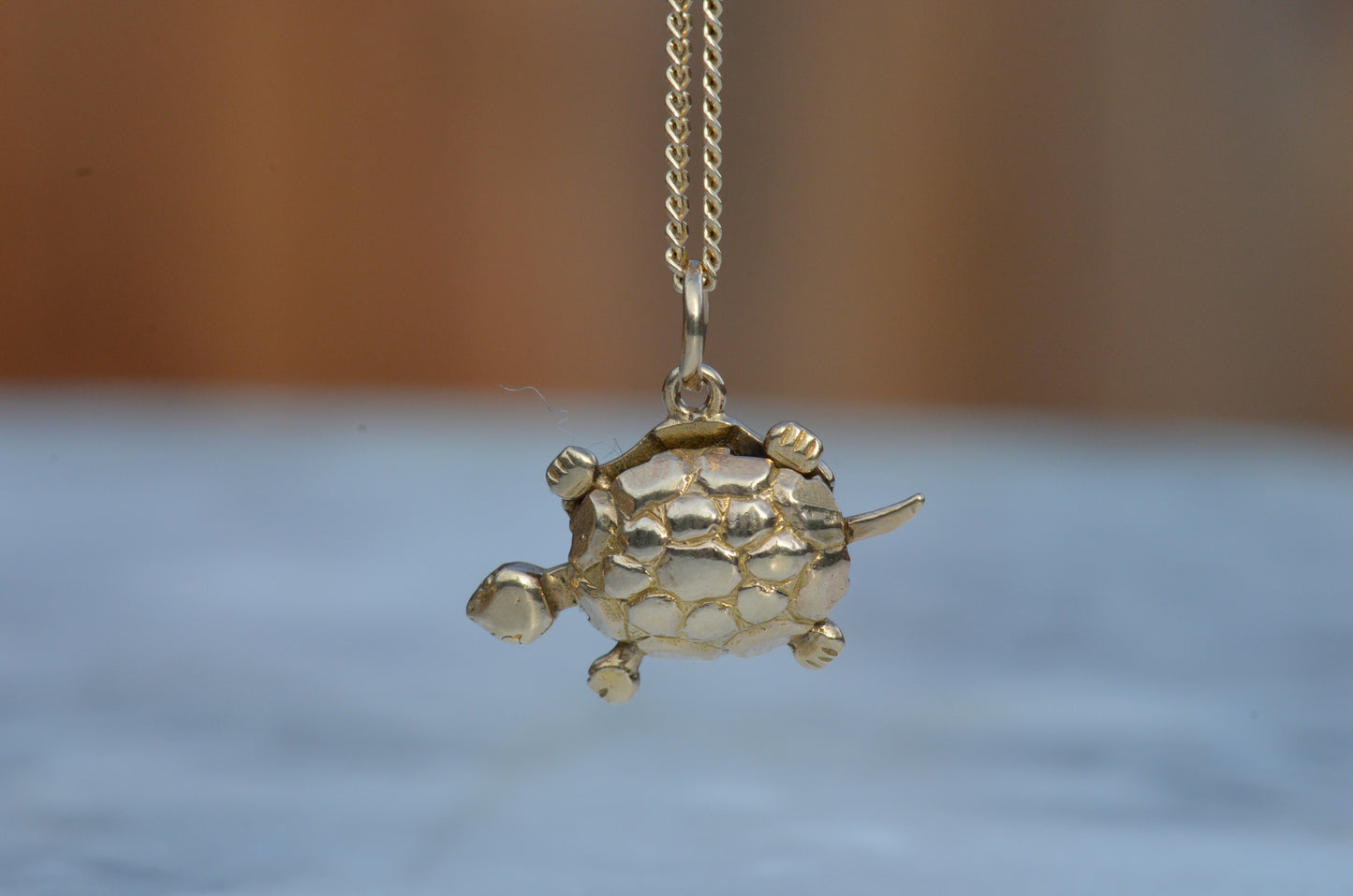 Petite Articulated Turtle Charm
