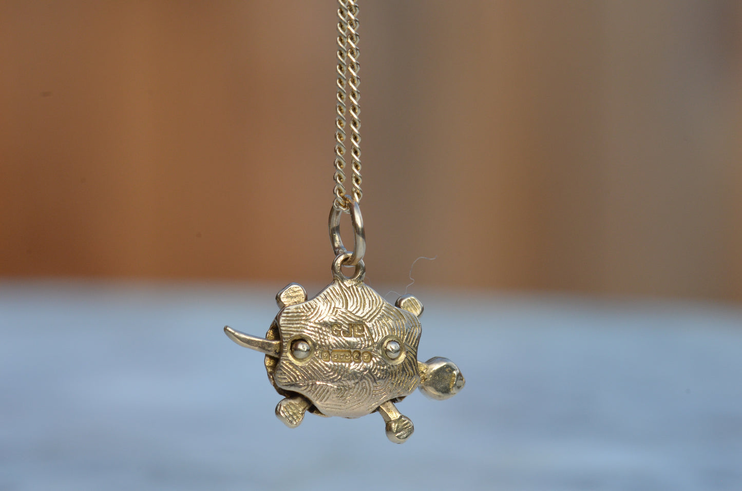 Petite Articulated Turtle Charm