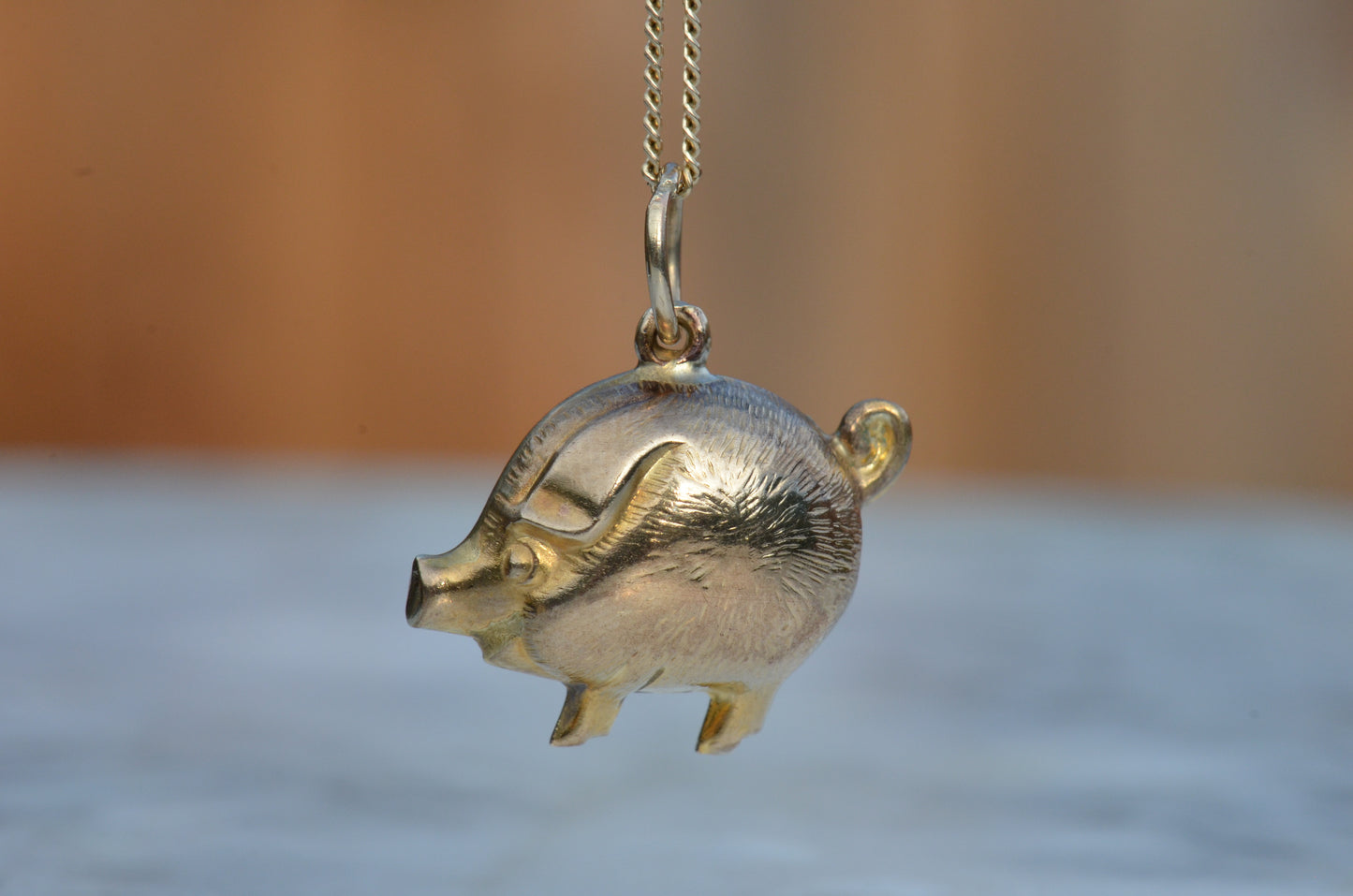 Extra Puffy Pig Charm