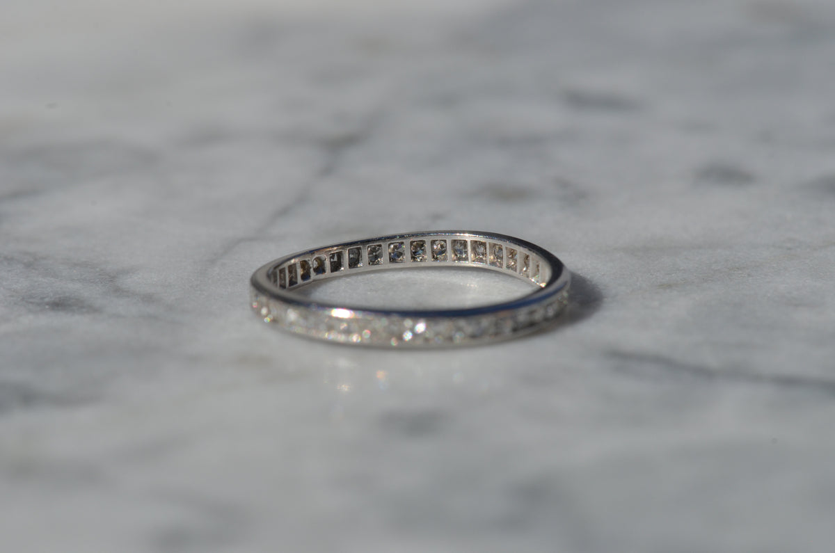 Fine Personalized Platinum Eternity Band 5-26-34