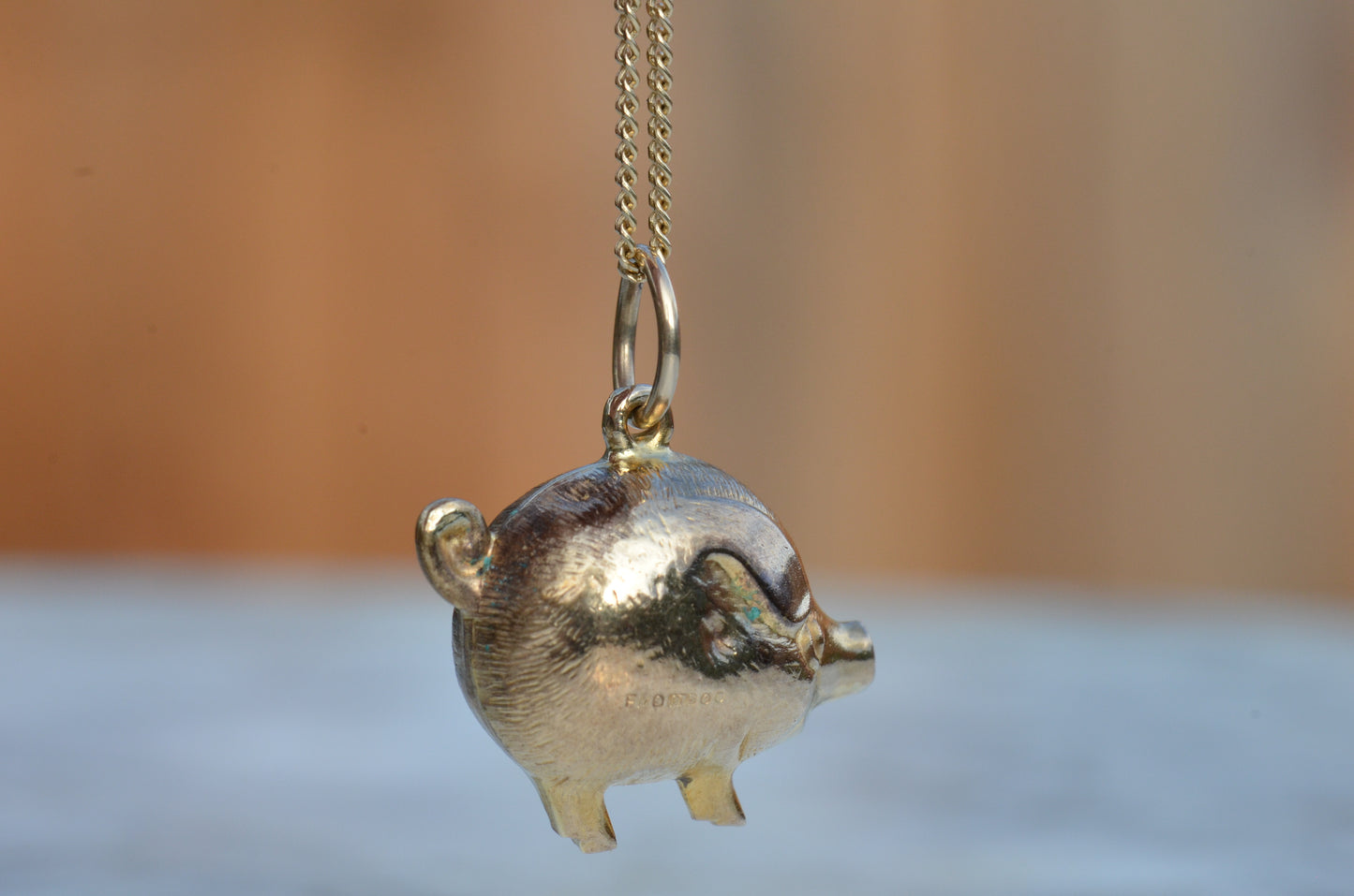 Extra Puffy Pig Charm