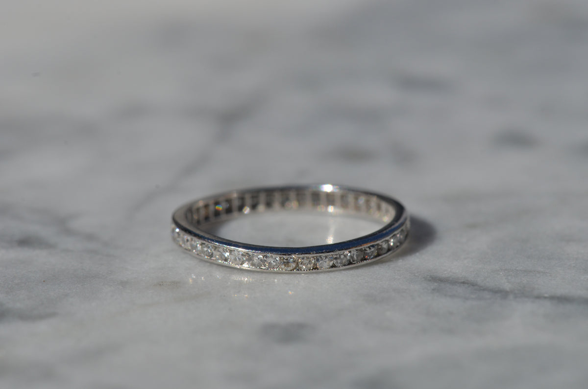 Fine Personalized Platinum Eternity Band 5-26-34