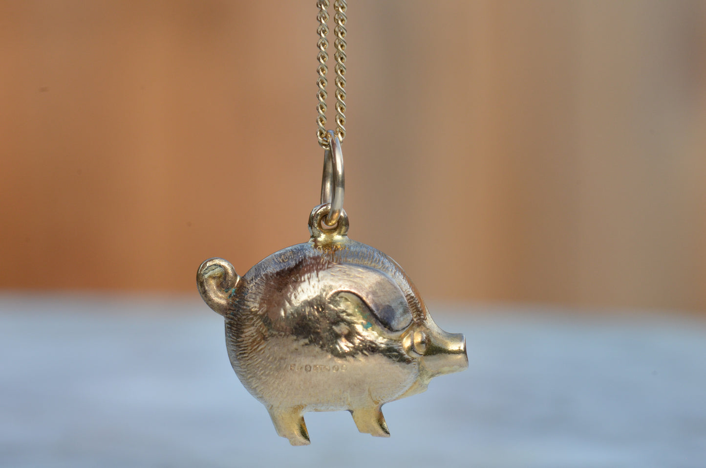 Extra Puffy Pig Charm