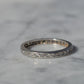 Small Vintage Platinum Eternity Band