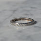 Small Vintage Platinum Eternity Band