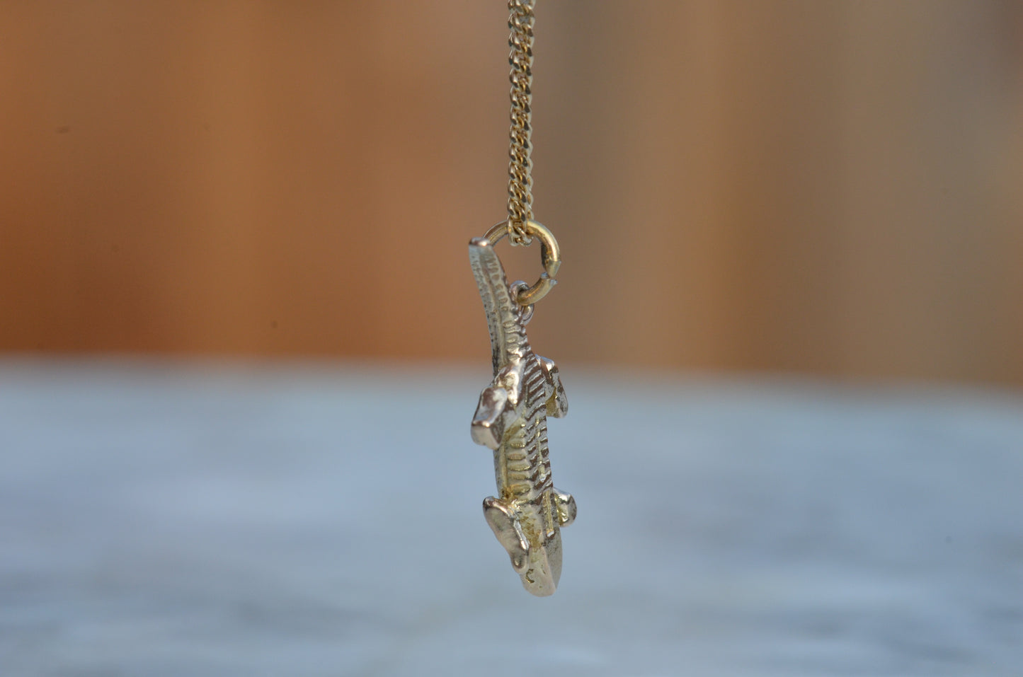 Midcentury Lizard Charm