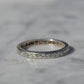Small Vintage Platinum Eternity Band