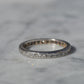 Small Vintage Platinum Eternity Band