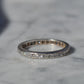 Small Vintage Platinum Eternity Band